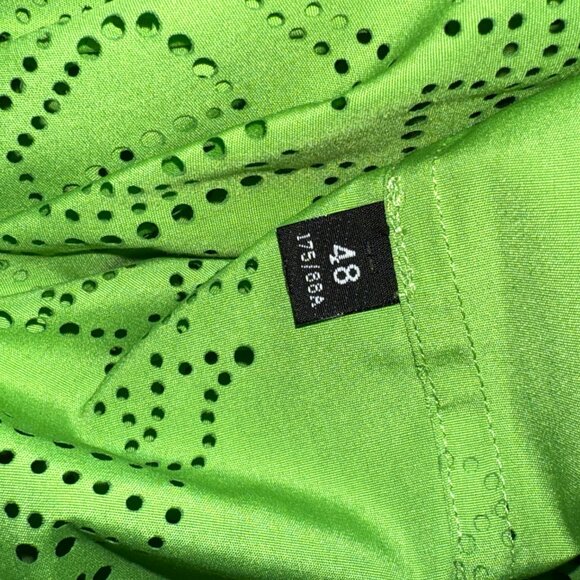 AUTH MENS VERSACE SHORT SLEEVE BUTTON UP SHIRT SIZE 48 OVERSIZE APPROX LARGE - Picture 16 of 16